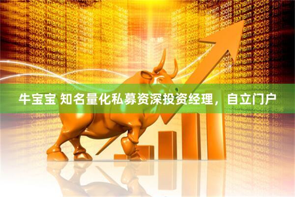 牛宝宝 知名量化私募资深投资经理，自立门户