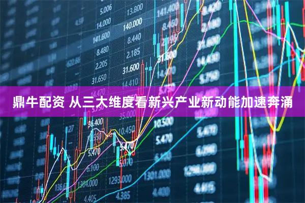 鼎牛配资 从三大维度看新兴产业新动能加速奔涌